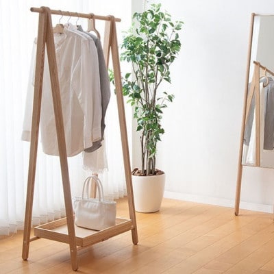 旭川家具 cosine コサイン ドレスラック　北海道タモ_03972