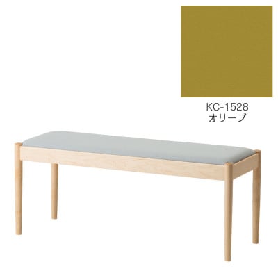 旭川家具　cosine　フォルクベンチ　メープルKC　オリーブ_04500
