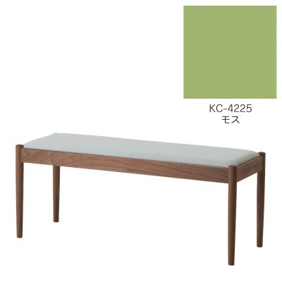 旭川家具　cosine　フォルクベンチ　ウォルナットKC　モス_04520
