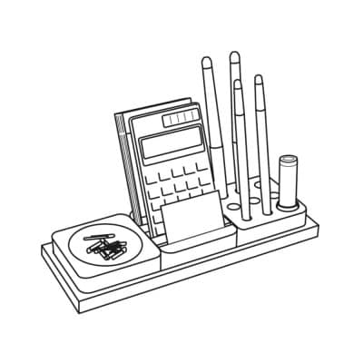 旭川家具 cosine デスクオーガナイザー 北海道タモ_05783