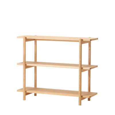 旭川家具　cosine　リビングシェルフ85　北海道タモ_05763