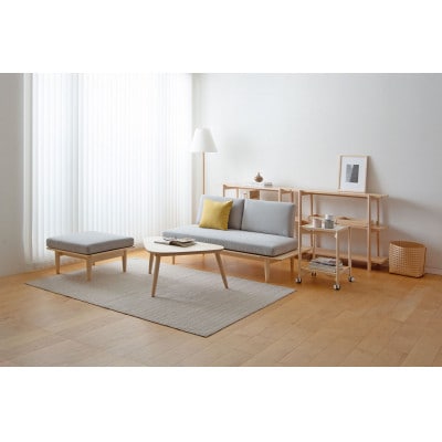 旭川家具 cosine トリコセンターテーブル 北海道タモ_05767