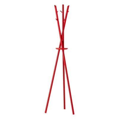 旭川家具 cosine Tepee コートスタンド レッド_04918