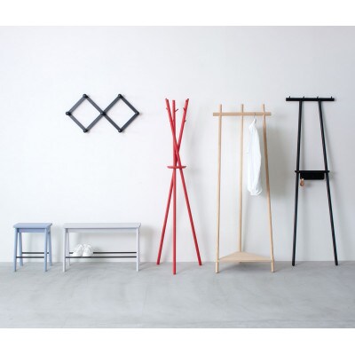 旭川家具 cosine Tepee コートスタンド ブルー_04919