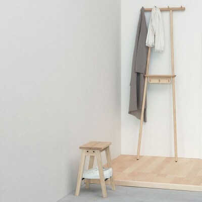 旭川家具 cosine Tepee デイリーラック ライトグレー_04927
