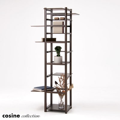旭川家具 cosine drawer and shelf ブラウン_04946