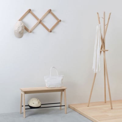 旭川家具 cosine シューラックベンチ ブルー_04939