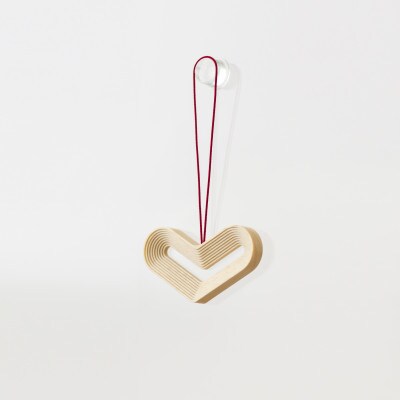 旭川家具　cosine　STEPS オーナメント HEART メープル_05741