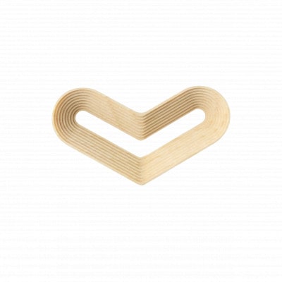 旭川家具　cosine　STEPS ブローチ HEART メープル_05738