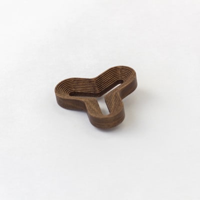 旭川家具　cosine　STEPS ブローチ SAN ウォルナット_05788