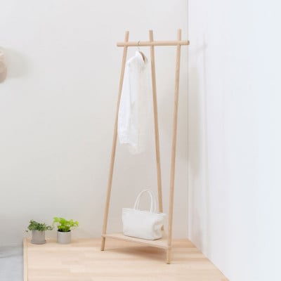 旭川家具　cosine　コサイン　Tepeeコーナーラック　ナチュラル_04920【複数個口で配送】