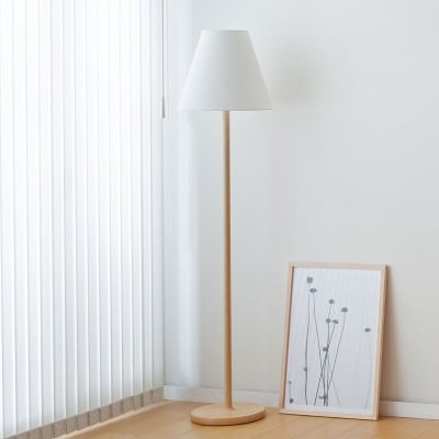 旭川家具　cosine　コサイン　フロアスタンド(丸)北海道タモ_05768【複数個口で配送】