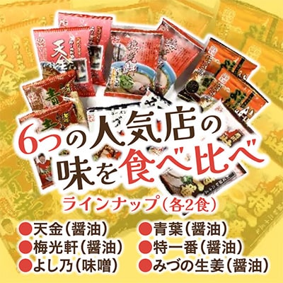 旭川繁盛店ラーメンセット　12食(乾麺タイプ)_01317