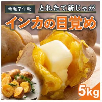 【先行受付】2025年10月より発送　新じゃがインカの目覚め5kg　北海道産のじゃがいも_03819