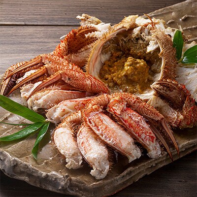 【先行予約】北海道オホーツク産海明け活毛ガニボイル未冷凍チルド冷蔵配送600g前後×1尾_05668