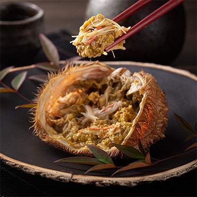 【先行予約】北海道オホーツク産海明け活毛ガニボイル未冷凍チルド冷蔵配送700g前後×1尾_05669