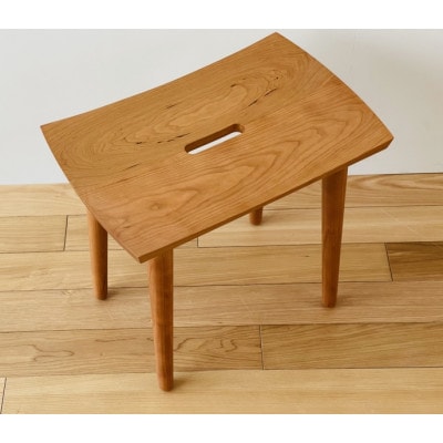 スツール(角)(チェリー)_05519