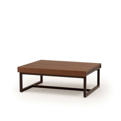 カンディハウス SESTINA LUX センターテーブル90×90 ウォルナットCW_03919