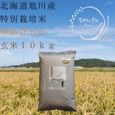 【先行受付】令和5年産 株式会社うけがわファームDEN-ENの特別栽培米「ゆめぴりか」玄米 10kg