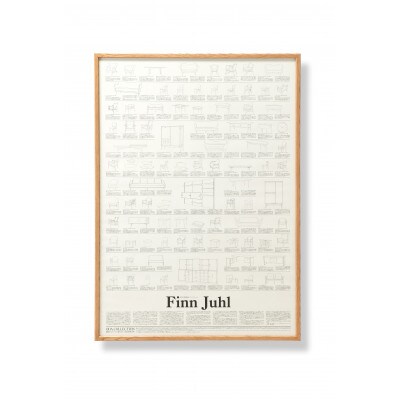 旭川家具 フレーム×織田コレクション図録ポスター B1 Finn Juhl_03431