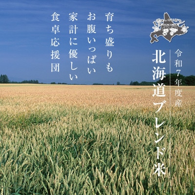 【毎月定期便】北海道産ブレンド米5kg_05540全3回