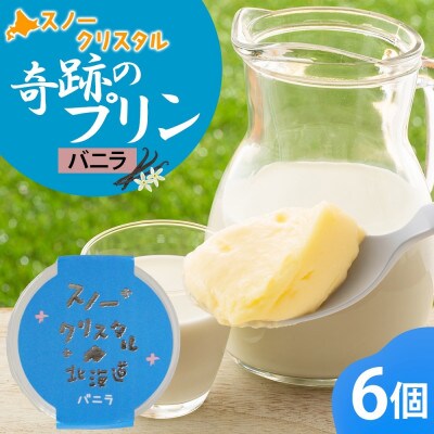 旭山 奇跡のプリン バニラ 90g×6個 北海道スノークリスタル_04223