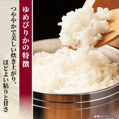 【毎月定期便】【特A】旭川産ゆめぴりか　精米10kg(5kg×2)お米_06638　全3回