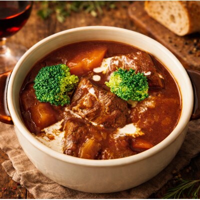 とろける柔らかさ旭川加助製造熟成牛たんデミグラスシチュー 計350g_05644