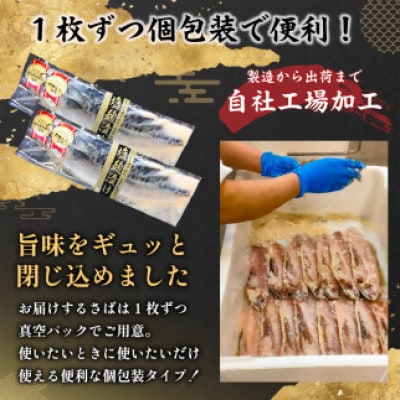 さば　塩麹漬け　約120g×20枚　個包装　mi0012-0101