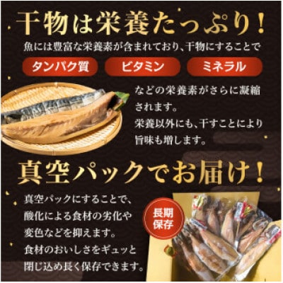 小分け　さば　文化干し　3枚入り×4パック　真空パック　mi0012-0104