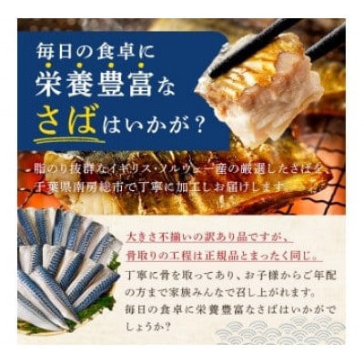 【訳あり】骨取り無塩さば　切り身2.5kg(500g×5袋) mi0012-0163