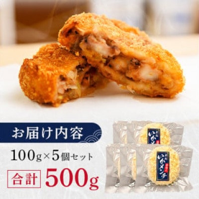 今話題沸騰中の房総手作り『いかメンチ』100g×5個【冷凍】　mi0047-0006