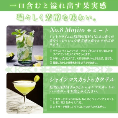 【霧島酒造】KIRISHIMA No.8 900ml瓶6本セット