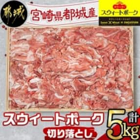 【宮崎県 都城市産】「スウィートポーク」切り落とし 5kg