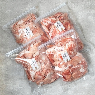 【さとふる限定】【宮崎県 都城市産】「観音池ポーク」4kgセット
