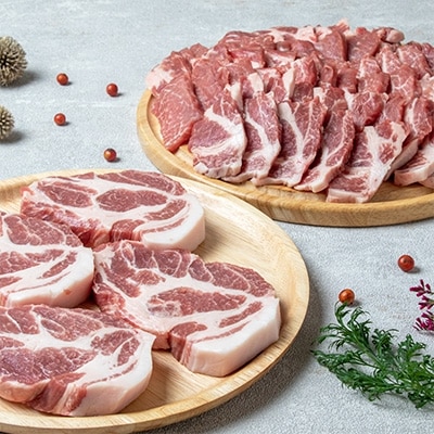 【さとふる限定】Mの国 黒豚肩ロースセット