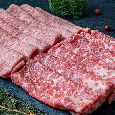 【A5ランク】宮崎牛スライス食べ比べセット　約600g