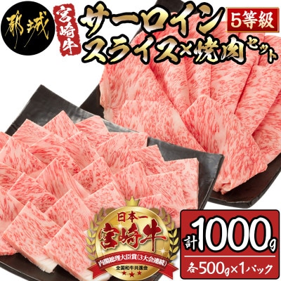 【5等級】サーロインスライス×焼肉セット