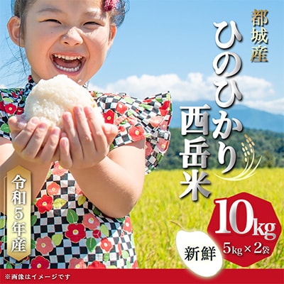 【令和5年産】ひのひかり「西岳米」計10kg