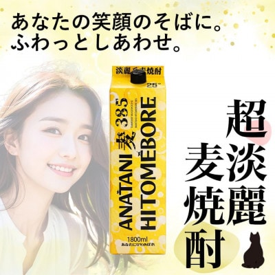 ANATANIHITOMEBORE【麦】(25度)1.8パック×8本