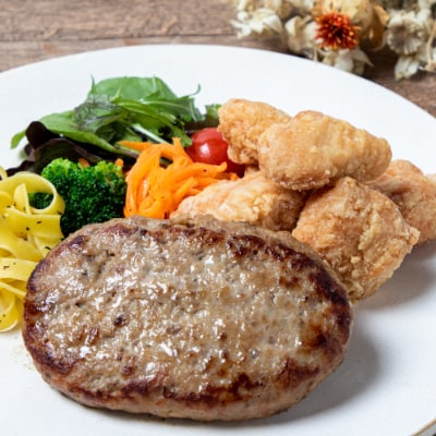 宮崎牛ハンバーグと鶏唐揚げ3.1kgセット