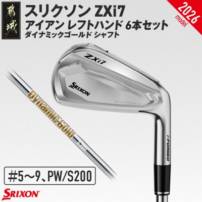ZXi7アイアン  ダイナミックゴールド 6本セット(#5～9、PW/S200)2026モデル左利き