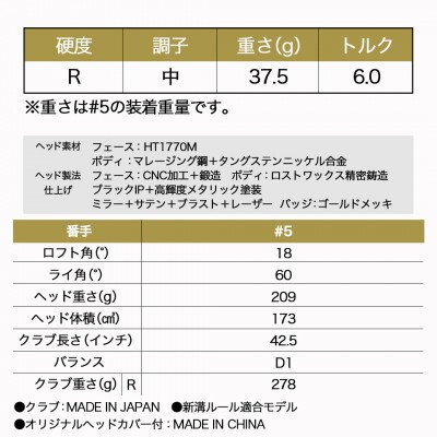 ゼクシオプライム フェアウェイウッド【R/#5】≪2023年モデル≫_DN-C704-R_5