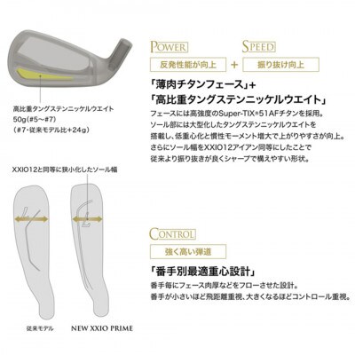 ゼクシオプライム アイアン4本セット【SR】≪2023年モデル≫_ZM-C702-SR