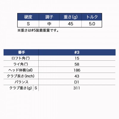 ゼクシオ エックス フェアウェイウッド【S/#3】 ≪2023年モデル≫_ZB-C705-3S