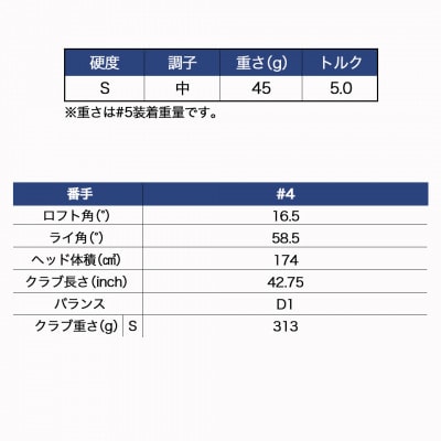 ゼクシオ エックス フェアウェイウッド【S/#4】 ≪2023年モデル≫_ZB-C705-4S