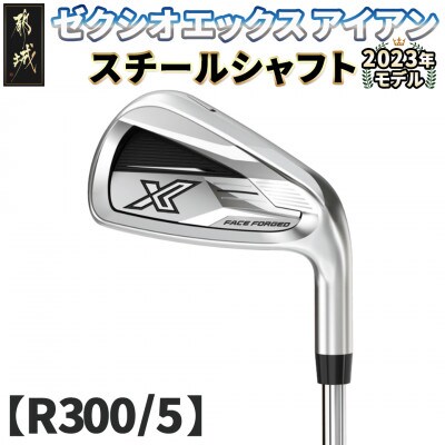 ゼクシオ エックス アイアン  スチールシャフト【R300/5】 ≪2023年モデル≫