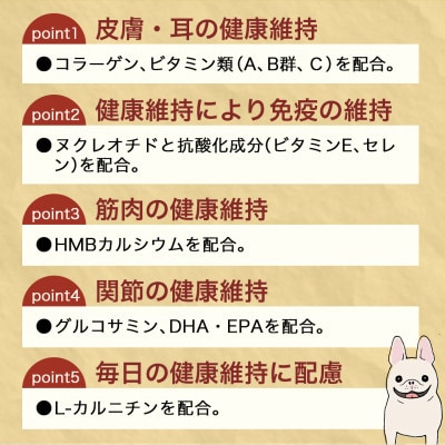 ドッグフード(フレンチ・ブルドッグ専用)アダルト～シニア5.5kg