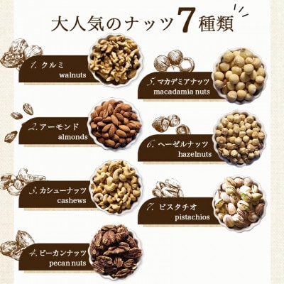 ななつのしあわせミックスナッツ2.5kg