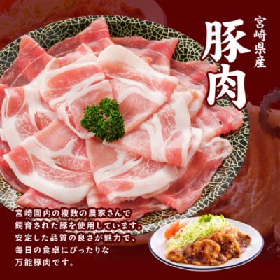 宮崎県産豚うきうきセット!4.1kg